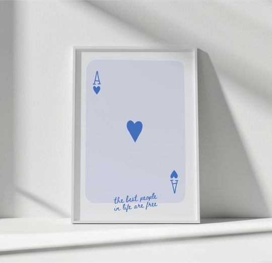 Discover Subtle Taylorr Inspired Art Best People in Life Are Free Poster, Girly College Dorm Blue Decor Trendy Wall Art