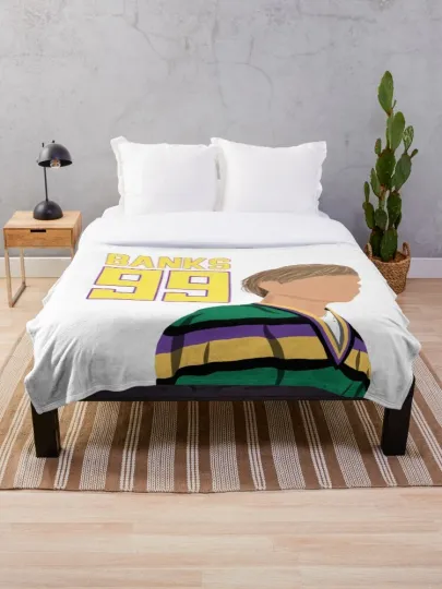 Discover Disney Mighty Ducks Adam Banks Cozy Fleece Blanket