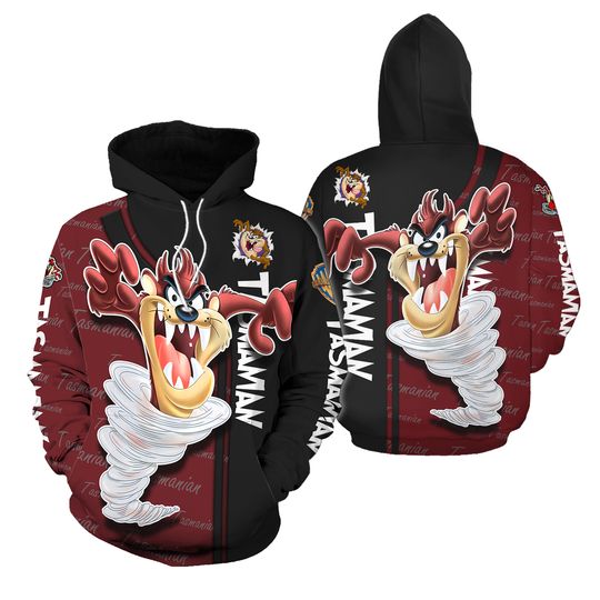 Cartoon Tasmanian Devil Hoodie And Leggings