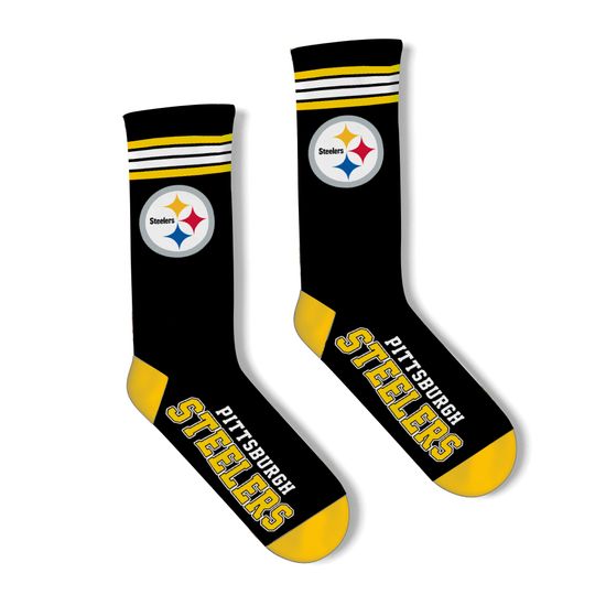 Pittsburgh Steeler Iconic Black & Gold Socks NWT $10.00
