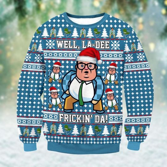 Saturday Night Live Christmas Sweater, Matt Foley Santa Ugly Xmas Sweater, TV Show Funny Sweater, Christmas Sweatshirt