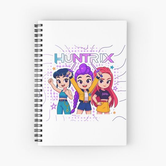 Discover K-Pop Demon Hunters - Huntrix Notebook, Gift For Kids Fan