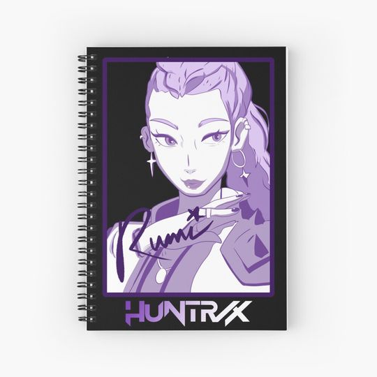 Discover Rumi Autograph - HUNTRIX - HUNTR/X - Kpop Demon Hunters Notebook, Gift For Kids Fan