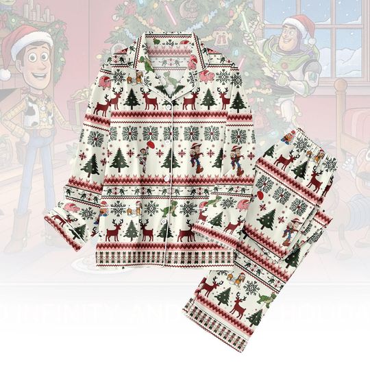 Discover Buzz Lightyear Woody Jessie Holiday Pajamas, Disney Family Sleepwear