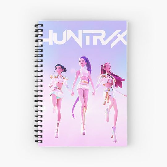 Discover Huntrix Kpop Demon Hunters Movie Poster, KPDH, Saja Boys, Huntr/x, Rumi, Mira, Zoey Notebook
