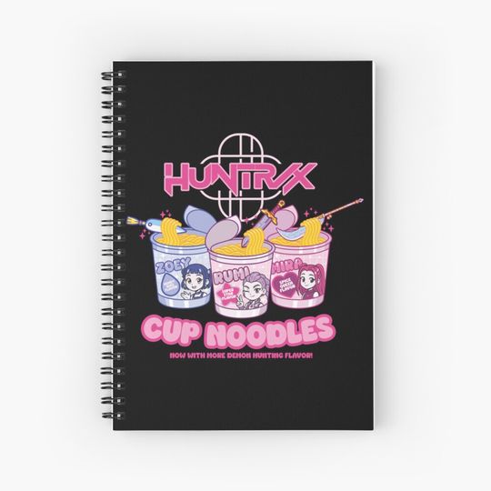 Discover Kpop Girls Cup Noodles - Kpop Demon Hunters Notebook, Gift For Kids Fan