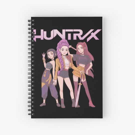 Discover Huntrix-Kpop-Demon-Hunters Notebook, Gift For Kids Fan