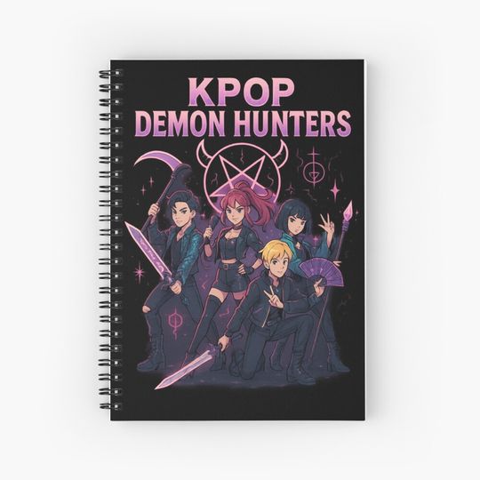 Discover Kpop Demon Hunters – Idol Squad Notebook, Gift For Kids Fan