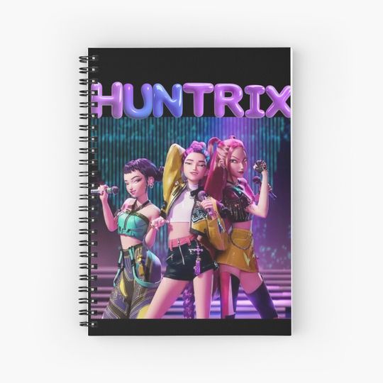 Discover Huntrix - Bubble letters  Notebook, Gift For Kids Fan