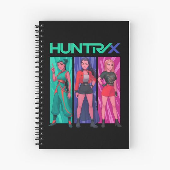Discover Huntrix Kpop Demon Hunters Notebook, Gift For Kids Fan