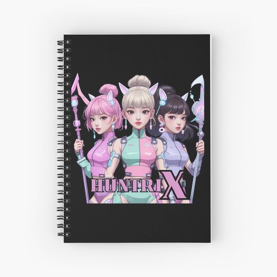 Discover Kpop Demon Hunters Huntrix Notebook, Gift For Kids Fan