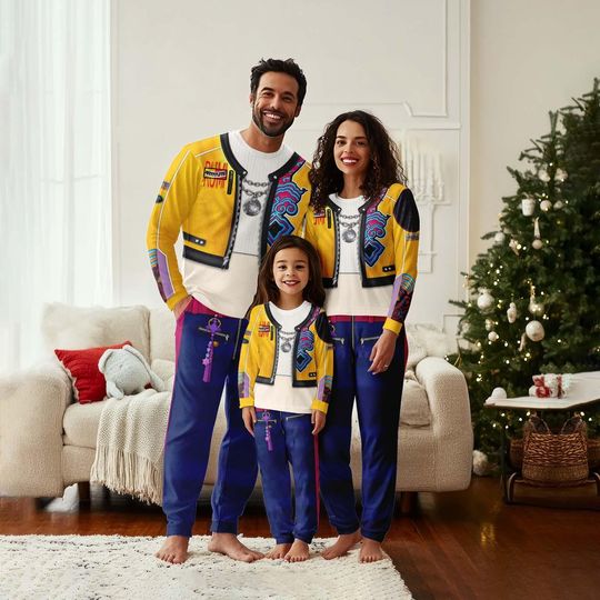 Discover Rumi Christmas Pajamas, Kpop Family Matching PJs, Rumi Cosplay Costume, Saja Girl Shirt, Kpop Movie Shirt, Saja Boys Shirt, Xmas Gift