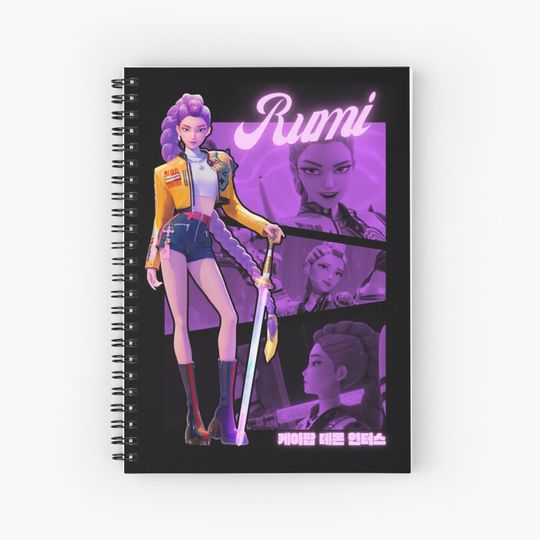 Discover RUMI - K-POP DEMON HUNTERS Notebook, Gift For Kids Fan