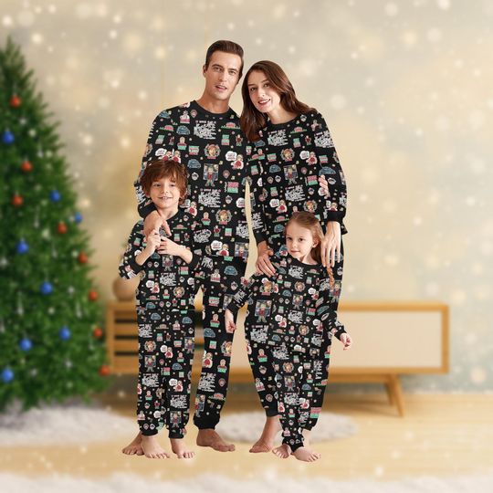 Home Alone Matching Family Pajamas Set, Ya Filthy Animal Christmas Pajamas, Kevin McCallister Pajamas Pants, Movie Pajamas, Xmas Gifts