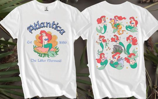 Discover The Little Mermaid Atlantica Double Sided T-Shirt