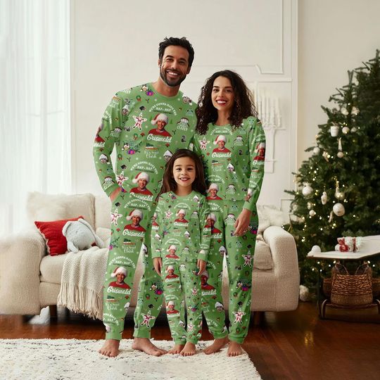 Griswold Christmas National Lampoon Vacation Matching Family Pajamas, Movie Xmas Pajamas, Christmas Pajamas Set, You Serious Clark Pjs