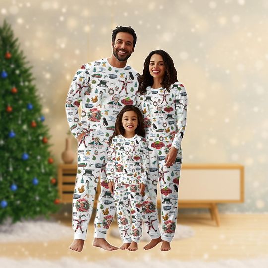 Discover National Lampoon's Christmas Family Pajamas, Griswold Holiday Pajamas, Movie Xmas Pajamas, Christmas Vacation Shirt, Matching Pajamas