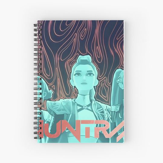 Discover Huntrix demon hunters kpop Psycho fanart  Notebook, Gift For Kids Fan