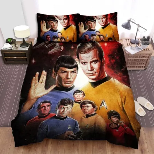 Discover startrek2020 The Original Series Art Paintings Full Bedding Duvet Cover Set (4pcs)