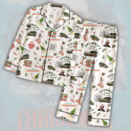 Discover Griswold Family Christmas Pajamas Set, National Lampoon Holiday Sleepwear, Family Xmas PJs