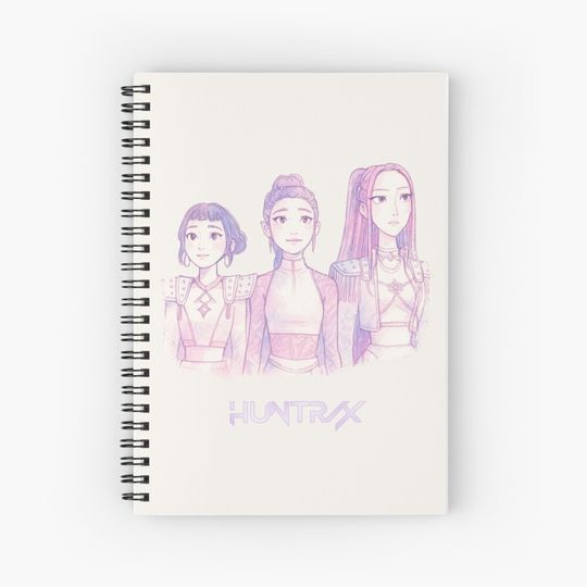 Discover Huntrix Kpop Demon Hunters Rumi Mira Zoey, Golden, Takedown Saja Boys Notebook