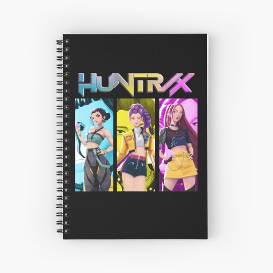 Discover Retro Cartoon Movie Film Cute Demon Funny Anime Band Trend Notebook, Gift For Kids Fan