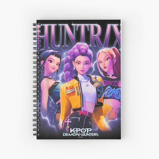 Discover Huntrx - Huntrix Kpop Demon Hunters Notebook, Gift For Kids Fan