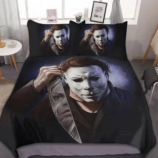 Discover Halloween Gift Idea Michael Myers Horror Full Bedding Set