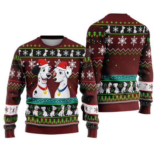 Back To The Future Ugly Christmas Sweater, Marty McFly Emmett Brown Sweater