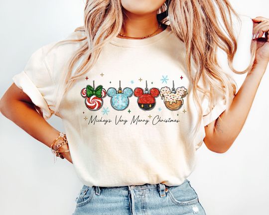 Discover Mickey and Friends Christmas Shirt, Mickey's Very Merry Christmas Party 2025 Tee,Disney Christmas Tee,Disney Family Tee,Christmas Sweatshirt