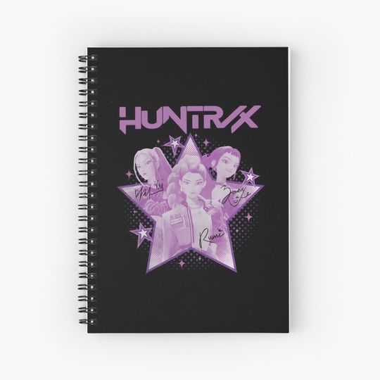 Discover Huntrix - Purple Star Notebook, Gift For Kids Fan