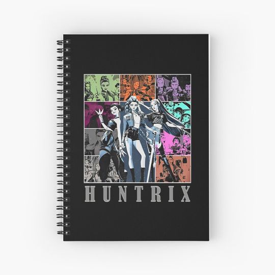Discover Huntrix Girl Kpop Demon Hunter Movie Notebook, Gift For Kids Fan