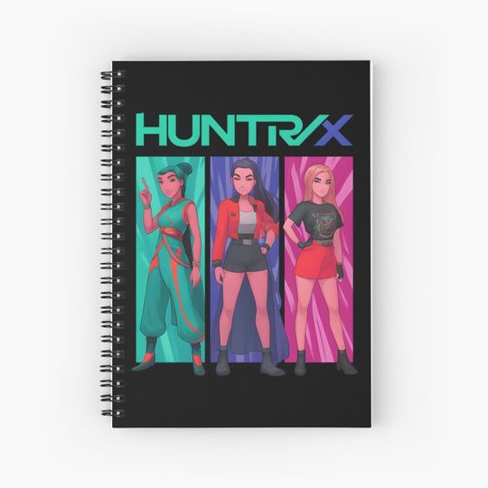 Discover Huntrix Kpop Demon Hunters Notebook, Gift For Kids Fan