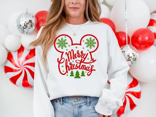 Discover Disney Christmas Sweatshirt, Disney Christmas Shirts 2025, Disney Family Christmas Shirts, Disney Family Vacation, Disney Christmas Trip