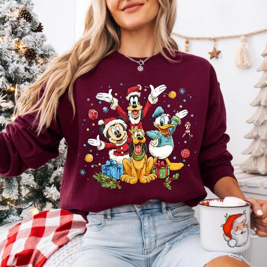 Discover Disney Christmas Sweatshirt , 2025 Disney Christmas Shirt, Matching Family Disney Christmas Shirt, Disney Trip 2026 Christmas