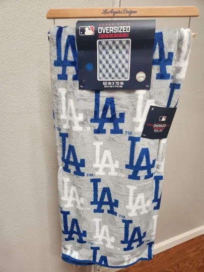 LOS ANGELES DODGERS SUPER SOFT BLANKET
