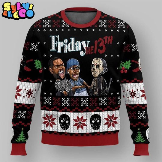 Discover Jason Voorhees Friday The 13th Ugly Christmas Sweater, Funny Horror Movie Ugly Sweater, Scary Xmas Jumper, Christmas Gifts For Family 2025
