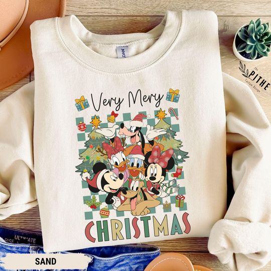 Discover Mickey's Very Merry Christmas Party 2025 Sweatshirt, Walt Disneyworld Christmas Shirt, Magic Kingdom Christmas Sweatshirt, Christmas Gift