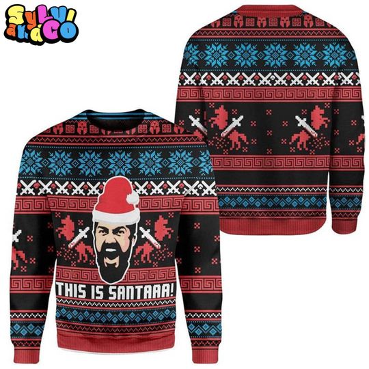 Discover This Is Sataaa Ugly Christmas, Santa Claus Ugly Sweater, Vintage Retro Movie Inspired, Christmas Party 2025, Xmas Vacation Matching Gifts