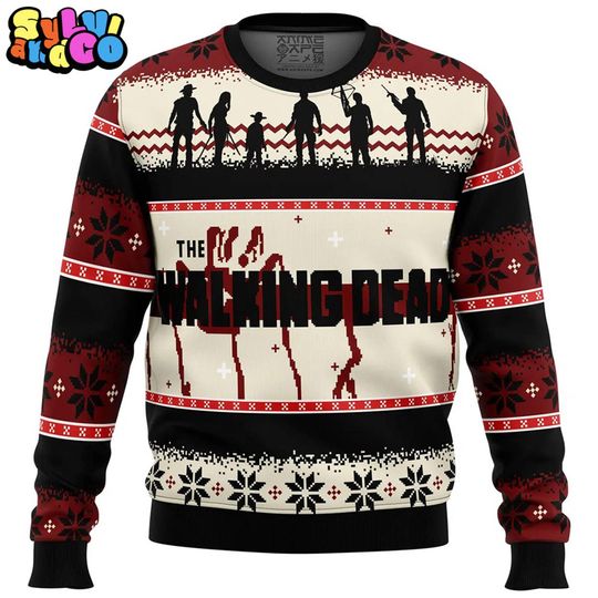 The Walking D Ugly Christmas, Tv Series Xmas Ugly Sweater