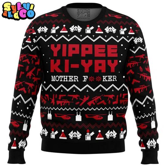 Yippe Ki-Yay Die Hard Ugly Christmas, Xmas 2025 Gifts