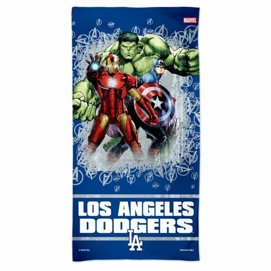 LOS ANGELES DODGERS IRON MAN HULK CAPTAIN AMERICA