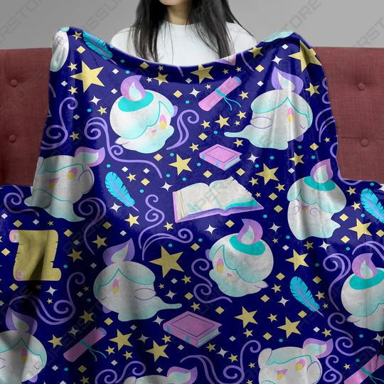 Discover Litwick Fleece Blanket Cute Cozy Throw Blanket Bedroom Decor Christmas Baby Family Blanket Funny Litwick Blanket Gift