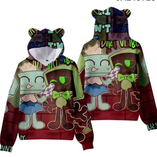 Discover Oversized Graphic Print Hoodie: Y2K Vintage-Washed Cotton Blend Pullover