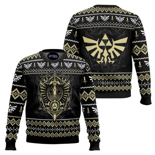 Legend Of Zelda Funny Game Ugly Christmas Sweater, Christmas Gifts For Family 2025