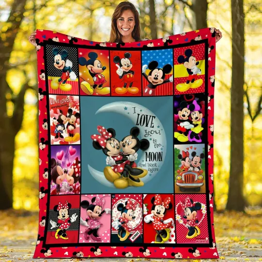 Discover Mickey Minnie Mouse Fleece Blanket Mickey Mouse And Minnie Mouse Blanket Couple