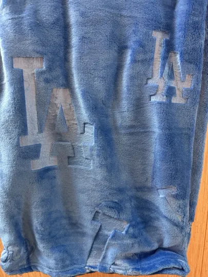 Discover Los Angeles Dodggers Embossed Milky Mink Fleece Blanket, Gift For Baseball Fans