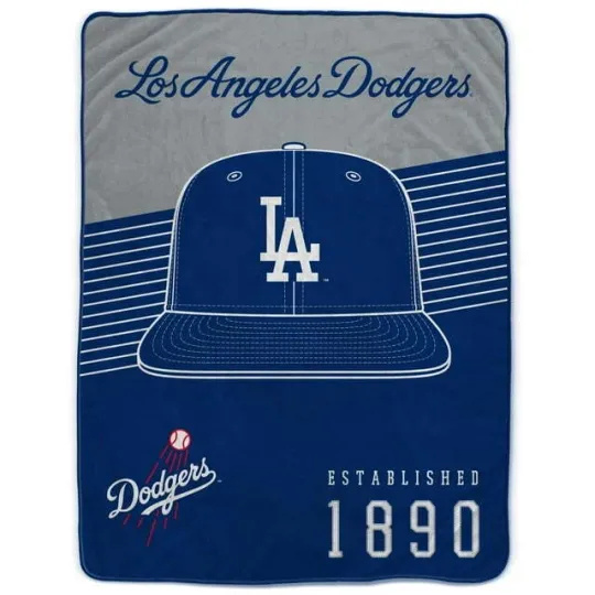 Discover Los Angeles Dodggers Baseball Super Soft Plush Fleece Blanket , Gift For Baseball Fans