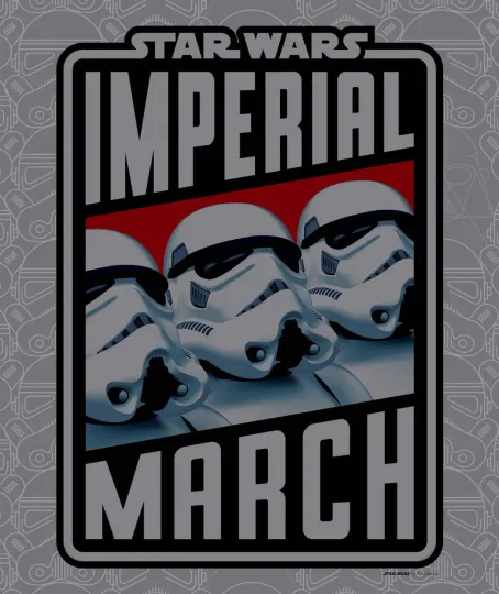 Discover Disney Star Wars Imperial March 2 Cozy Fleece Blanket