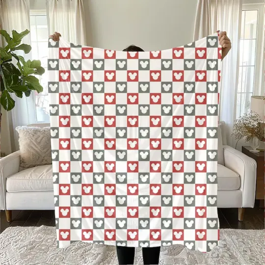 Discover Mickey Mouse Fleece Blanket, Disney Christmas Fleece Blanket